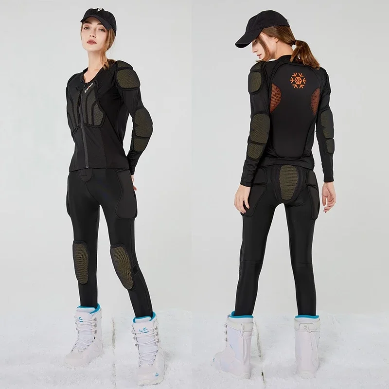 Kufun Armor Jacket Sports Protector Elastic Protective Gear Adults Kids Unisex Breathable Lightweight Skiing Extreme sports