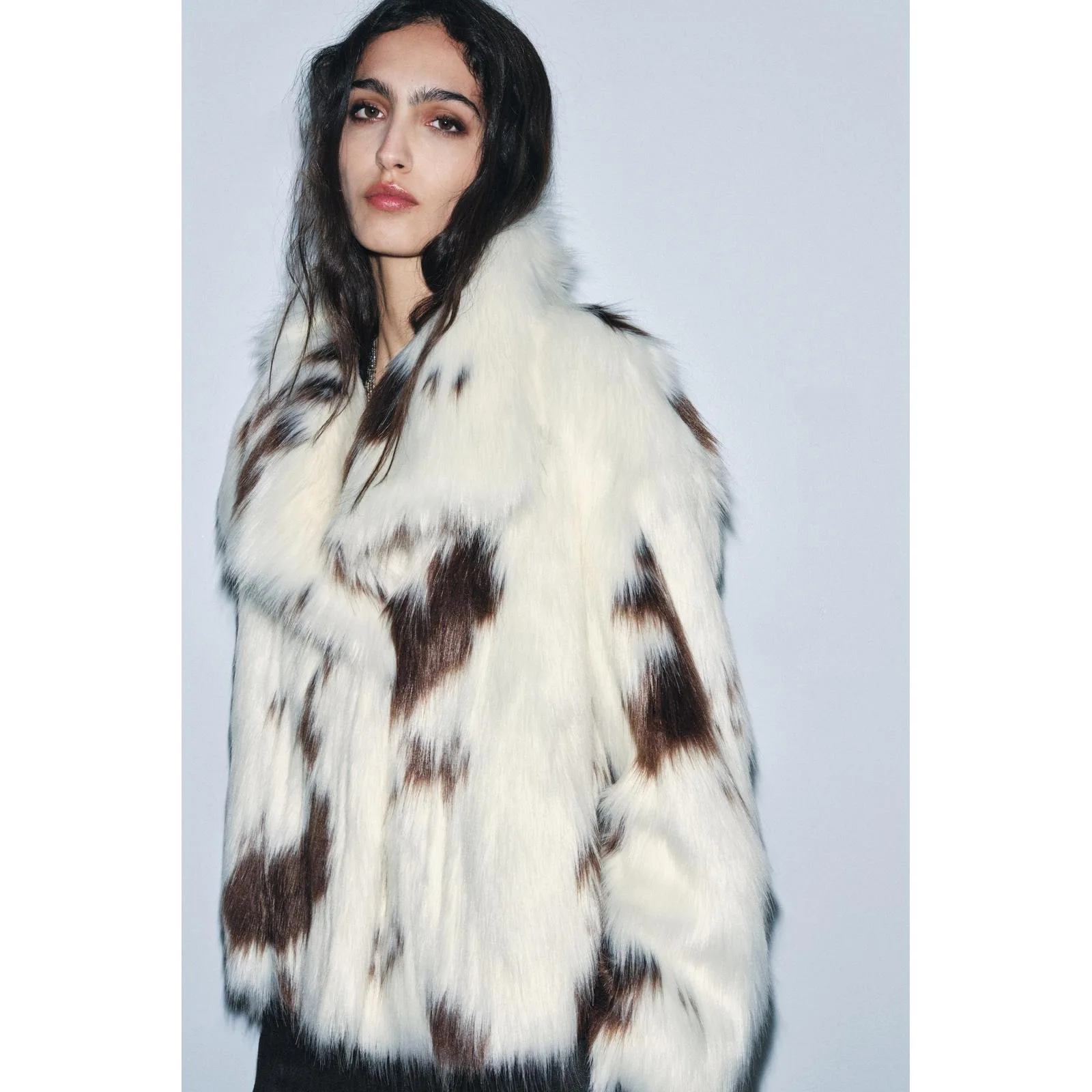 Automne hiver léopard fausse fourrure veste manteau femmes mode courte en peluche col montant lambrissé veste femme chaud élégant vêtements d'extérieur