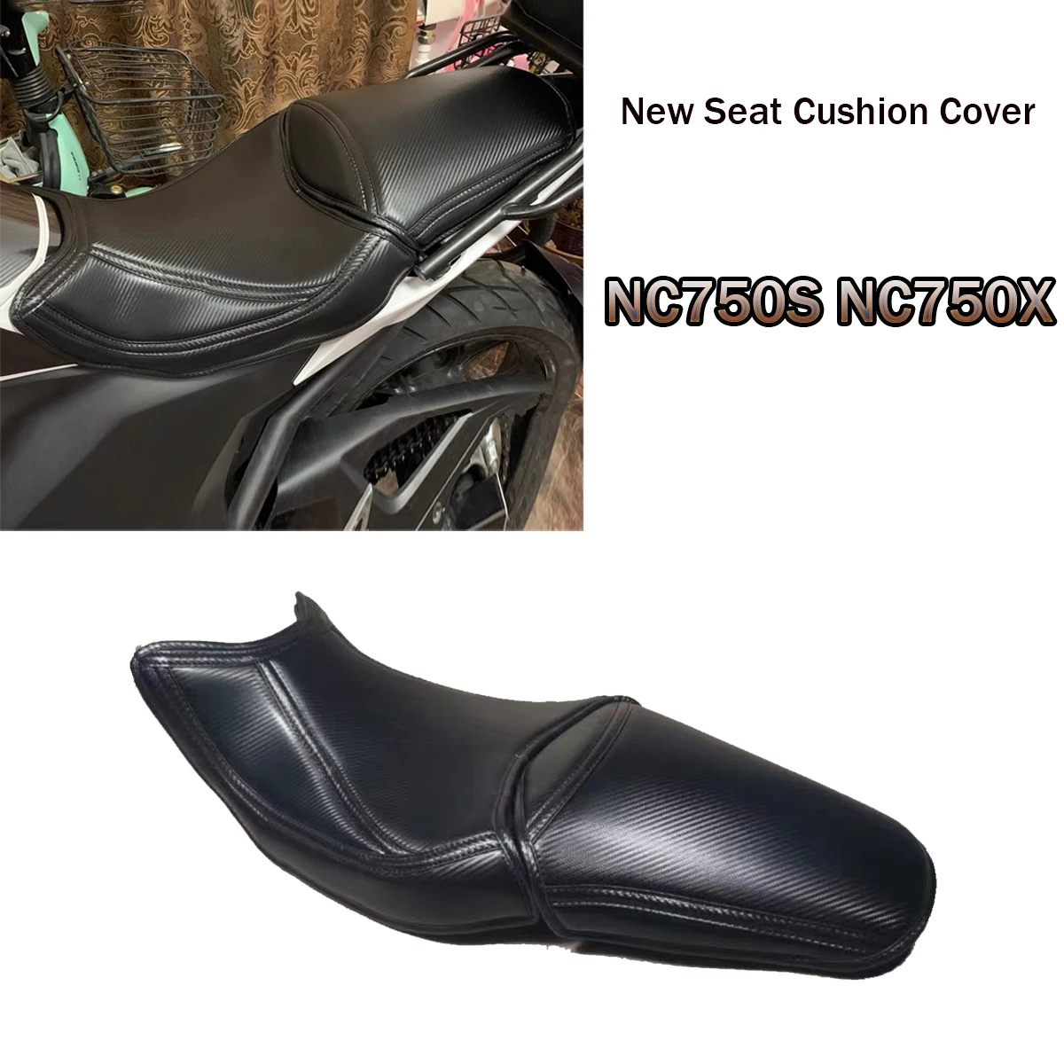 

New beautiful Custom Cushion Soft Seat Cover Thickening waterproof and softening for honda NC750X NC750 NC 750 nc750s 2019