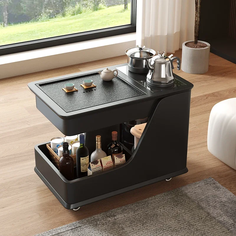 

Modern simple living room solid wood side cabinet