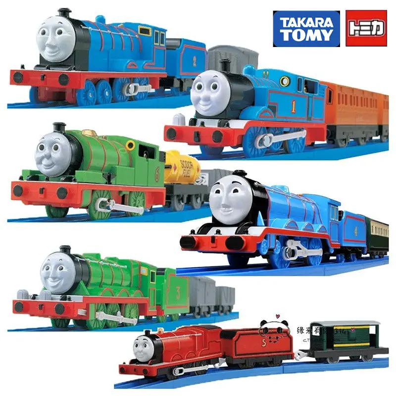 Takara Tomy Pla-Rail Plarail Thoma & Friends Alloy Car Model Tank Engine Railway Train Motorized Locomotive Model Kids Toy Gifts