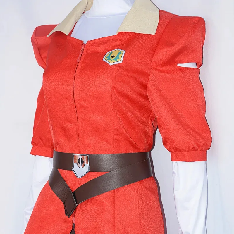 Sky06 Anime She-Ra Cosplay las princesas del poder Adora uniforme rojo abrigo rojo pantalón para cejas cinturón Halloween carnaval traje Costu66liU &