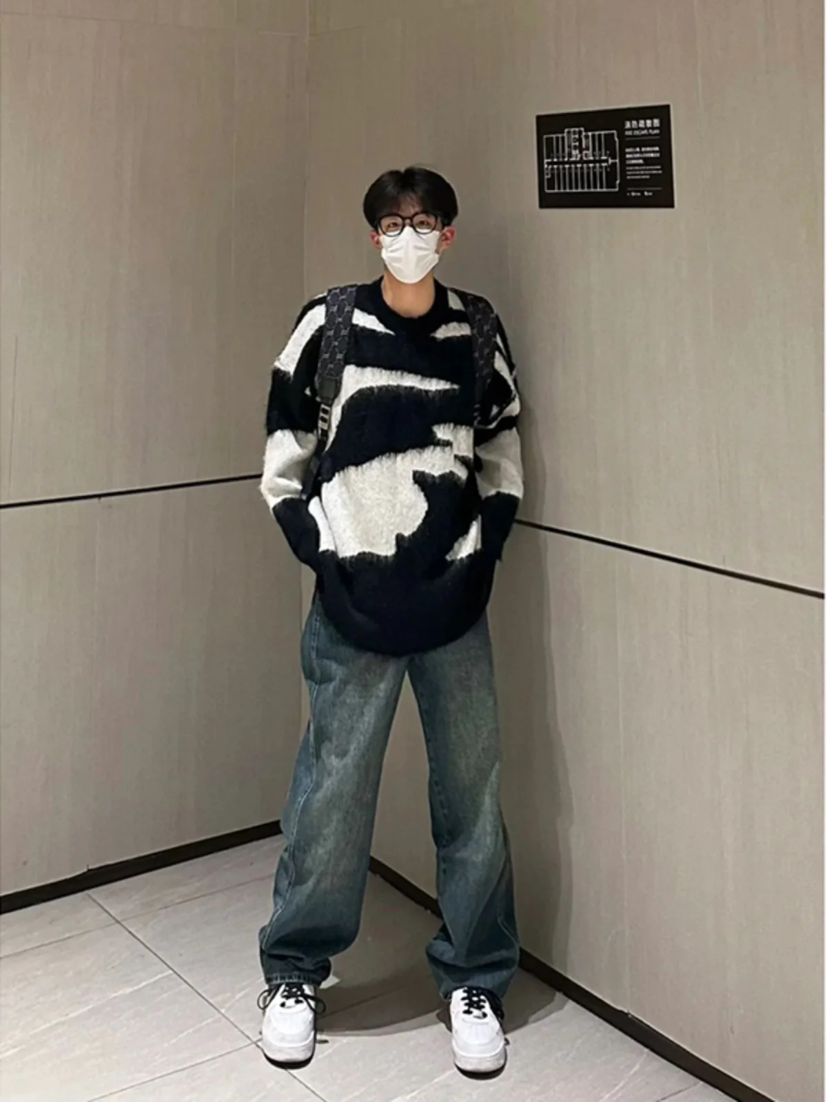 

Мужские джинсы в американском стиле, прямые, удлиненные, осенние, широкие, слегко расклешенные, модный дизайн