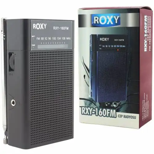 Roxy RXY-160 FM Mobile Radio Dialog, music,news, sports and quality material, hunting, camping,home, school, Car, hotel, restaur