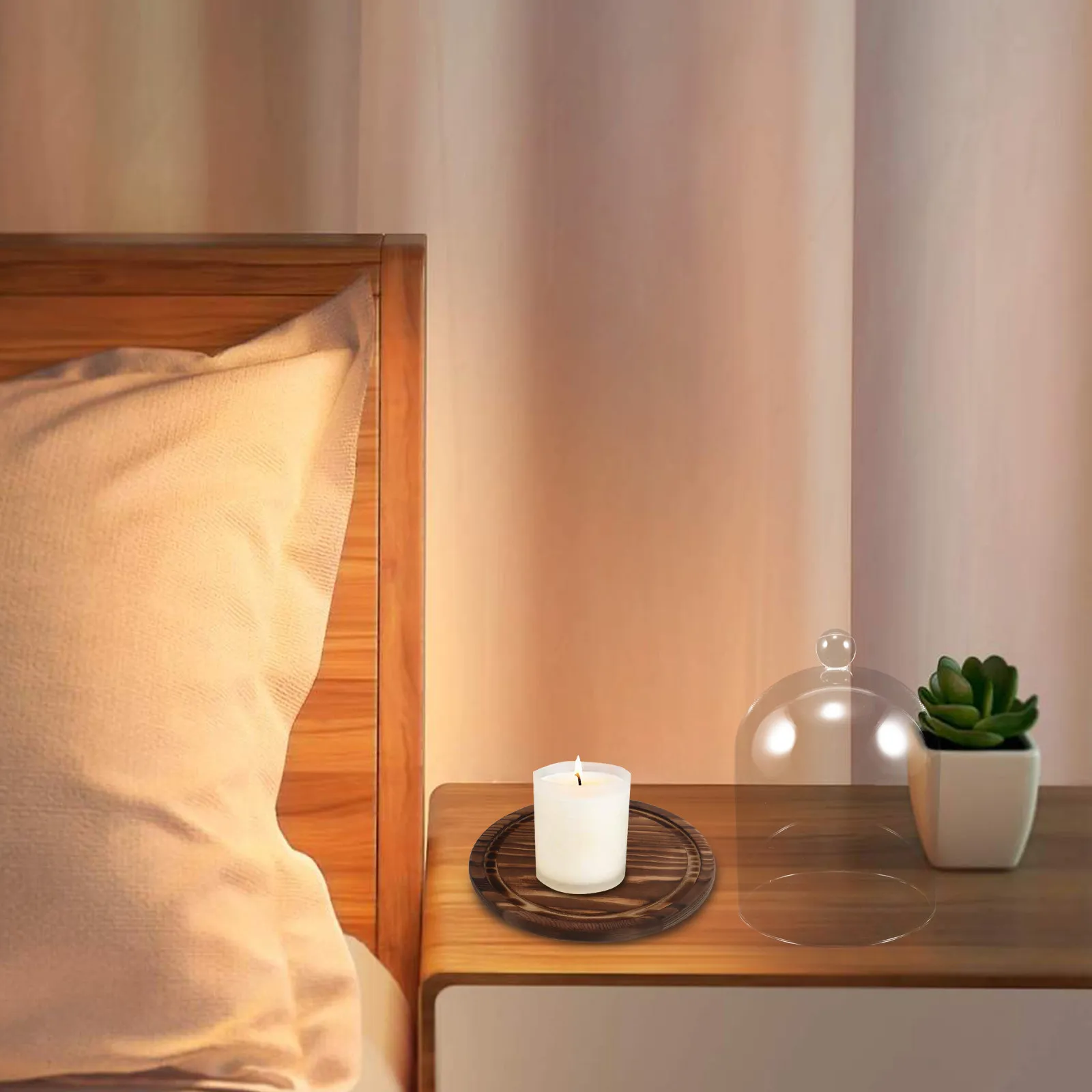 

Стеклянный купол-колпак с основанием для стабилизированных цветов, пылезащитный, романтический, для свадеб и дома