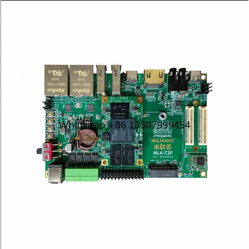 

ZYNQ 7000 SOC XC7Z020 MLK-F3P-CZ02 FPGA Development Board Linux OS DDR3 512MB EMMC 16GB for High-speed Communication Image