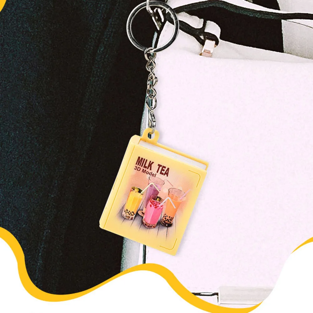 

Lovely 3D Cartoon Folding Books Bomb Keychain Portable Lightweight Hanging Key Chain Gift,for Key Handbag Decor