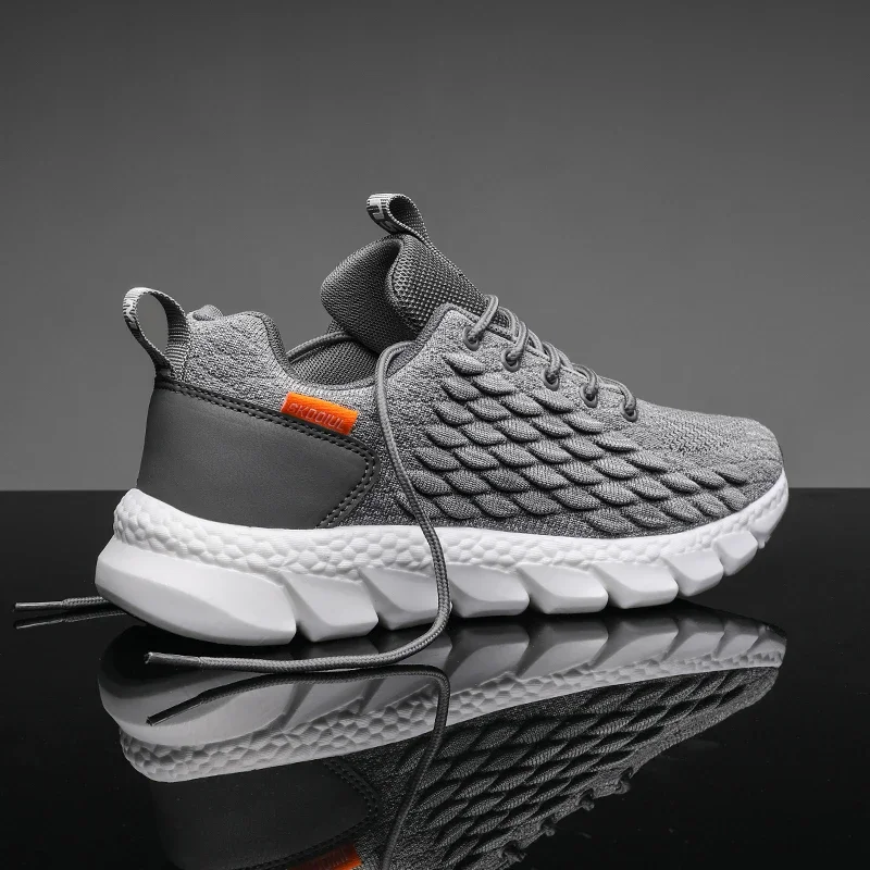 

ELUVA Mens Running Shoes Lightweight Breathable Non Slip Sneakers Casual Fashion Sports Mesh Comfortable Running Shoes For Men