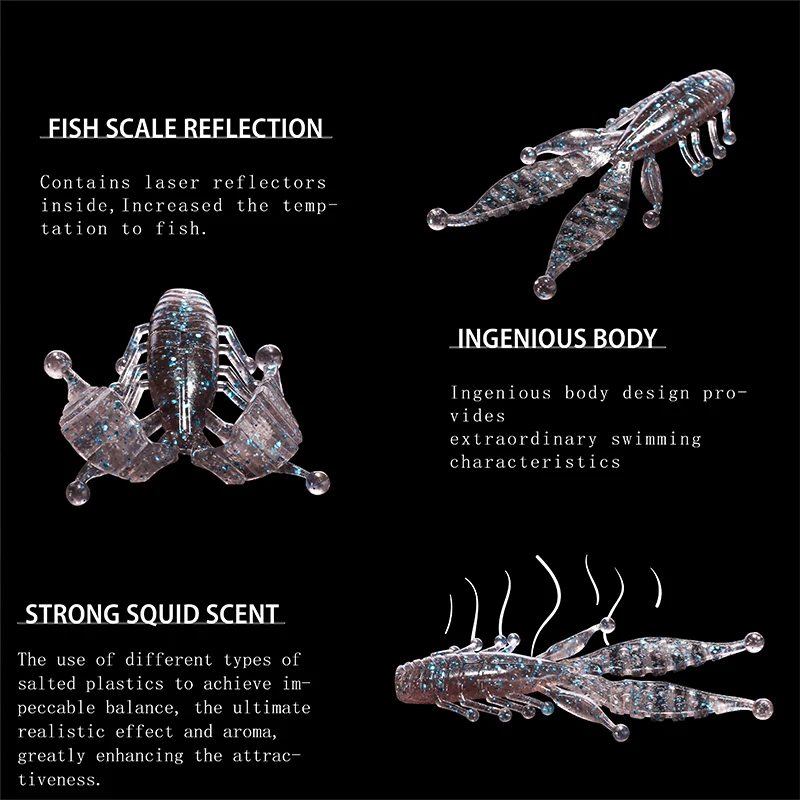 8 قطعة/الوحدة 90 مللي متر ، 5.9 جرام الكمال لينة سيليكون الصيد السحر مجموعة ، دودة ، تكساس تلاعب ، الزحف إغراء ل باس وبايك ، سهلة ShinerLures