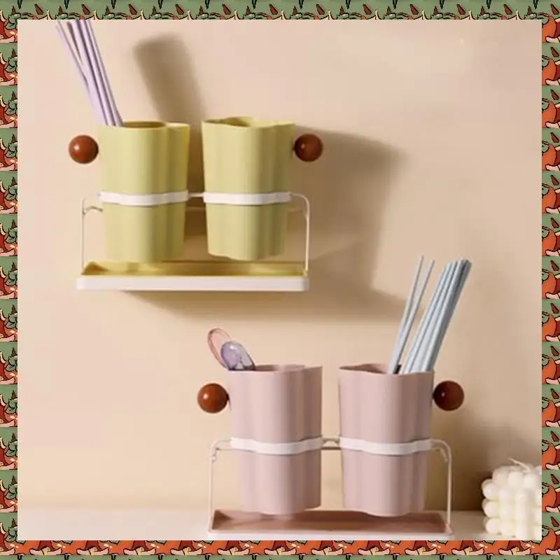 

Fashion Simple Chopsticks Tube Wall Storage Chopsticks Tube Household Storage Chopsticks Cage D