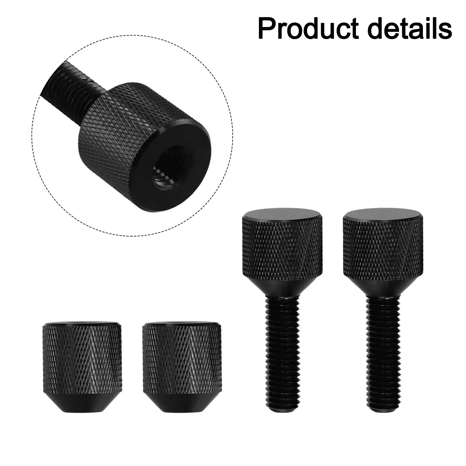 

2 Hole Flange Alignment Pin Pins Flange Aligner 10cm 3.94 1SET 6061 Aluminum Anodized Black Oxide Finish Black Ergonomically