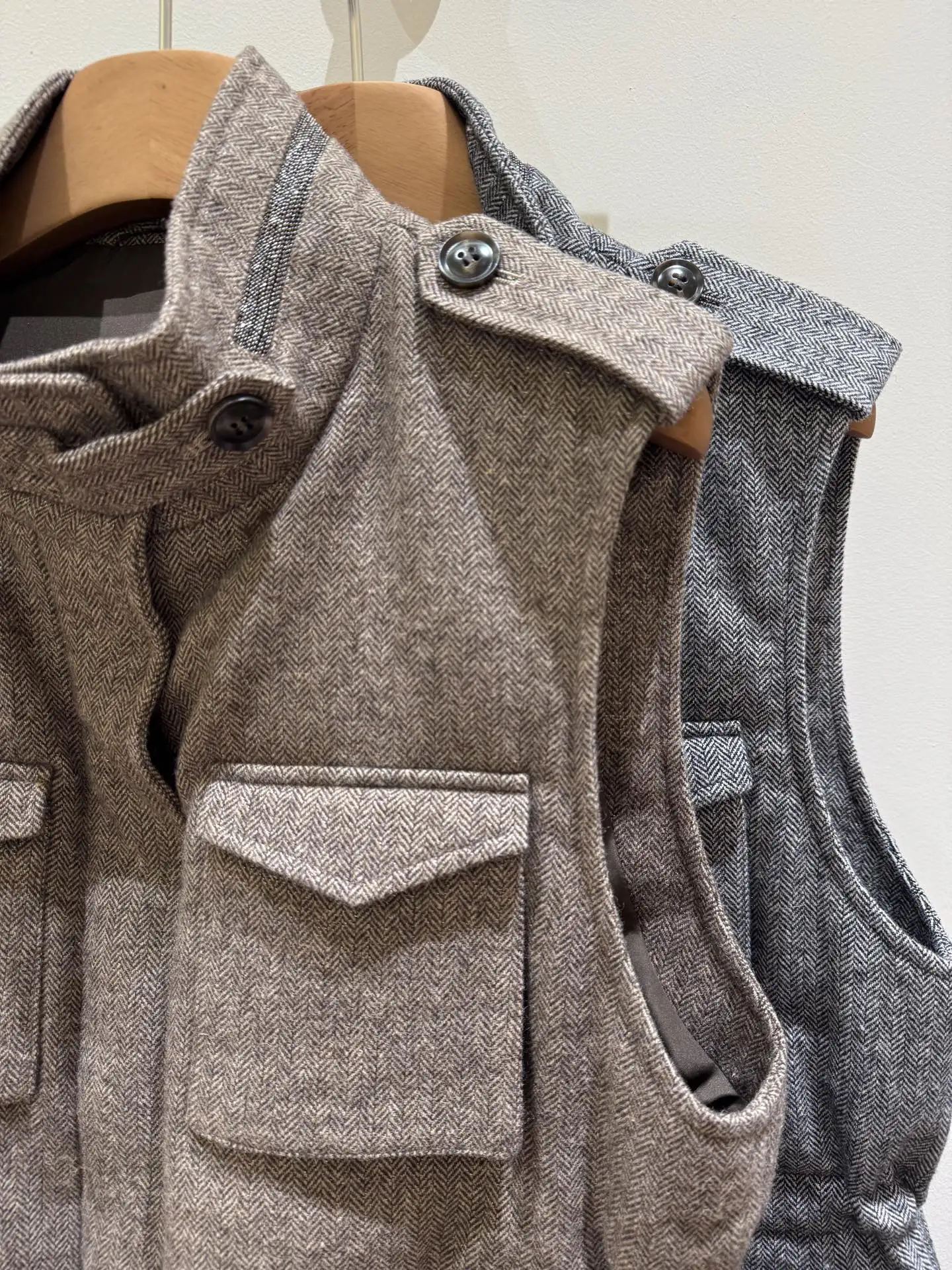 New High-Quality Women'S Goose Down Vest (Fall/Winter 2026) Sizes: S, M, L | Colors: Brown, Gray