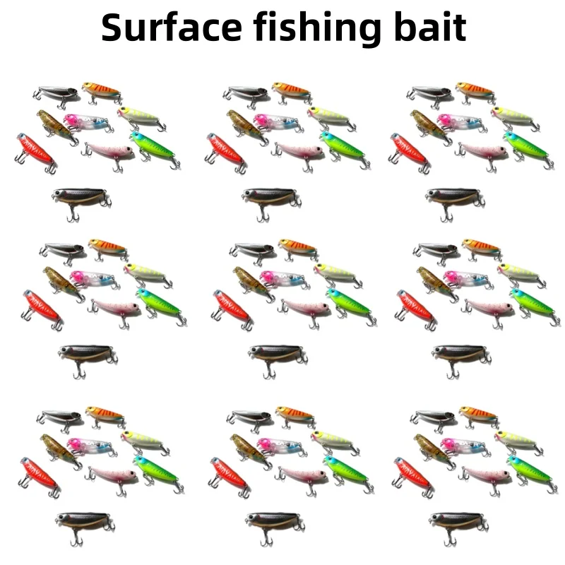 Surface Fishing Lure Wobblers 50mm 5g Topwater Fishing Top Walkers The Best Bass Surface Minnow Hard Bait