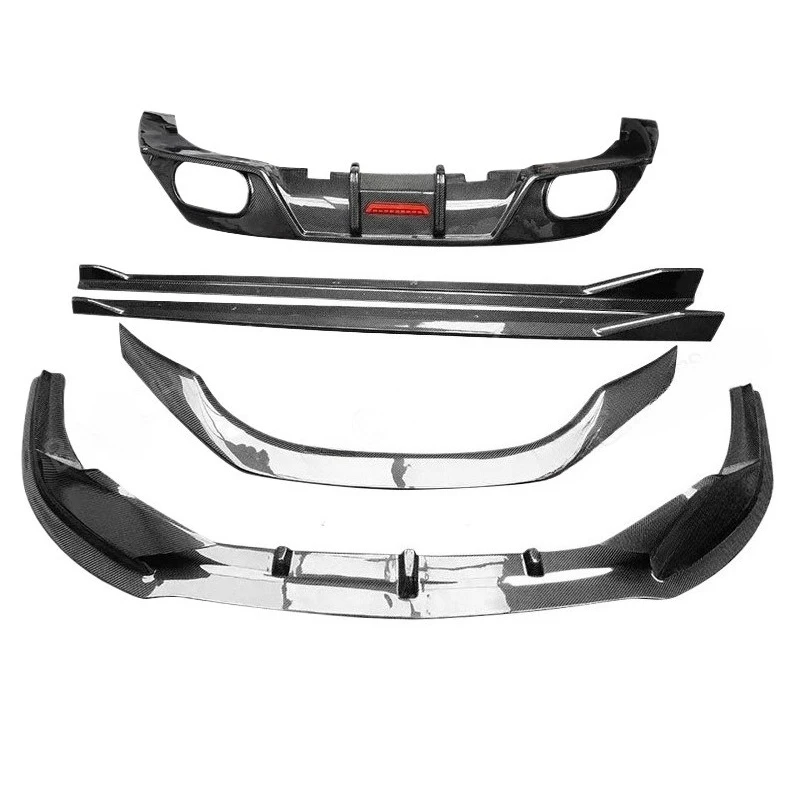 

AC Style High Quality Carbon Fiber Bodykit Front Lip Splitter Rear Diffuser Spoiler Side Skirt Factory Manufacture Price