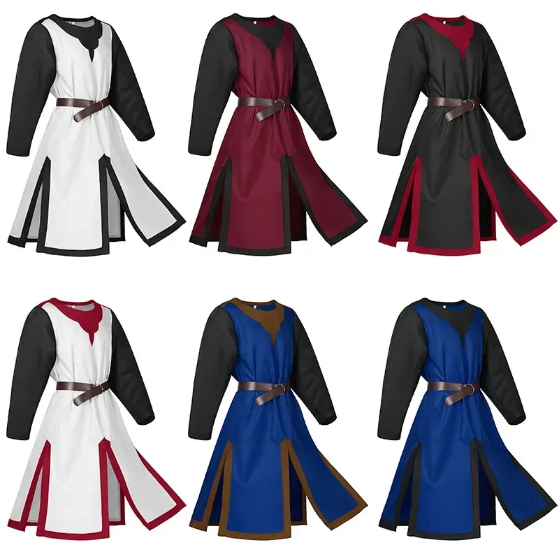 

Halloween Medieval Renaissance Templar Belted Costume