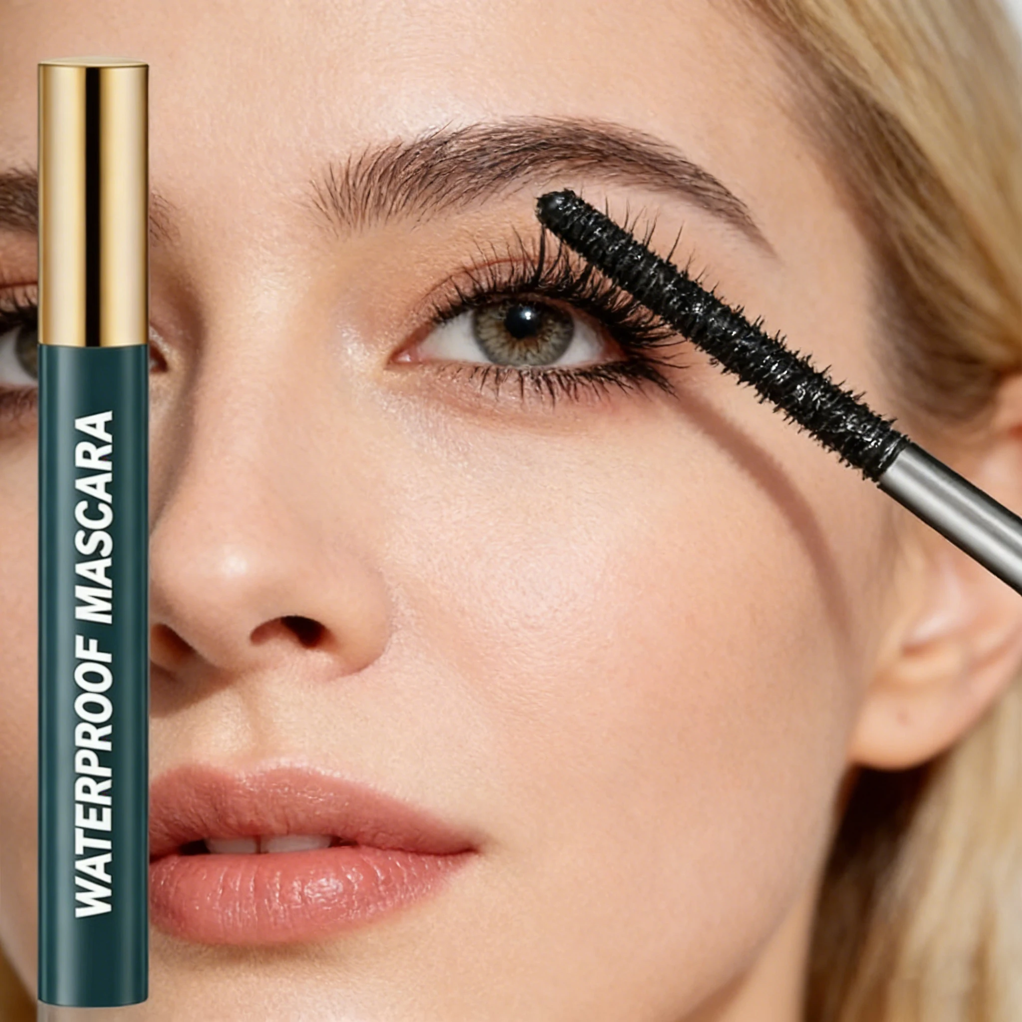 4D-mascara, zwart, waterdicht, ultralang, volumegevend, langdurig veegvast, perfecte festivals en speciale gelegenheden