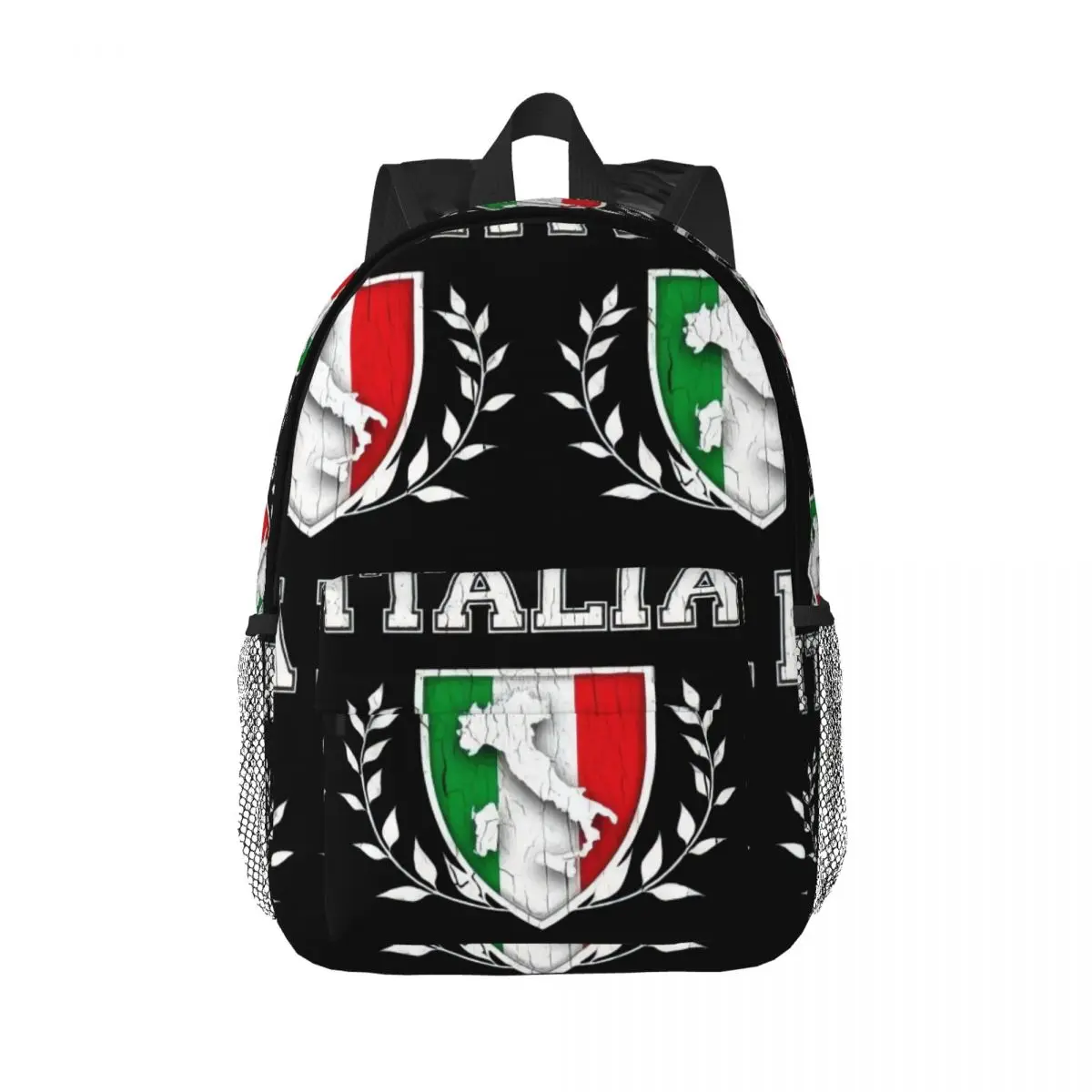 Italia Italy Italian Flag Backpack Middle High College School Student Bookbag