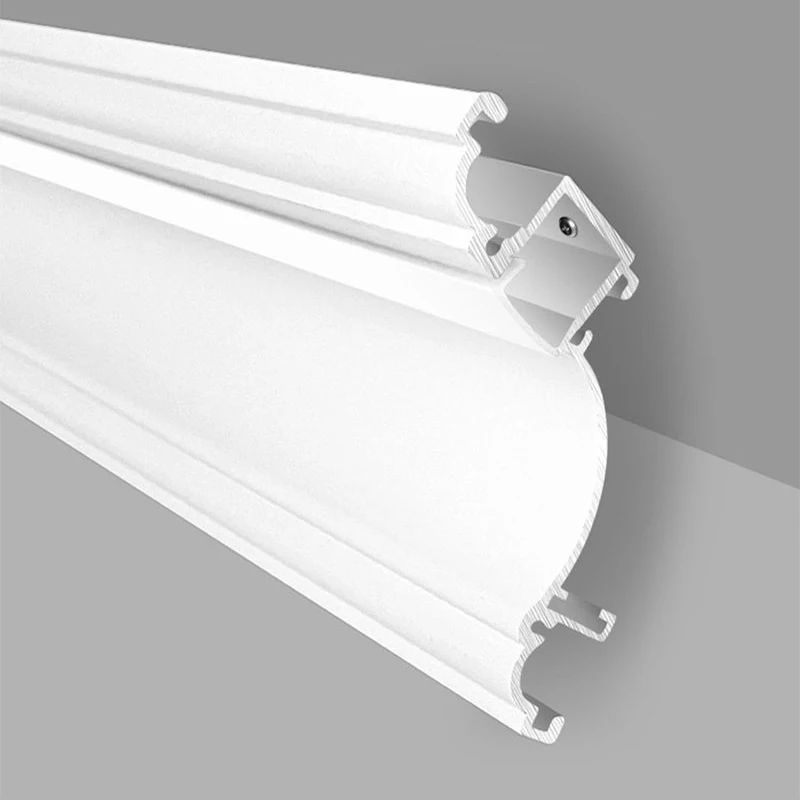 Ceiling Free Surface Mounted Aluminum Profile Linear Lamp Shaded Linear Light Ceiling Plaster Line Ceiling Linear Lighting