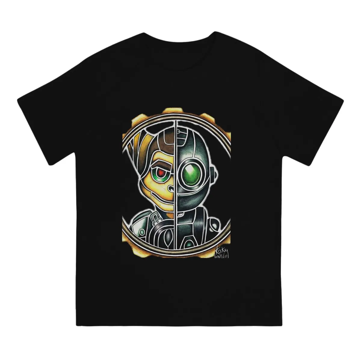 Metallic Unique TShirt Ratchet & Clank Leisure T Shirt Newest T-shirt For Men Women