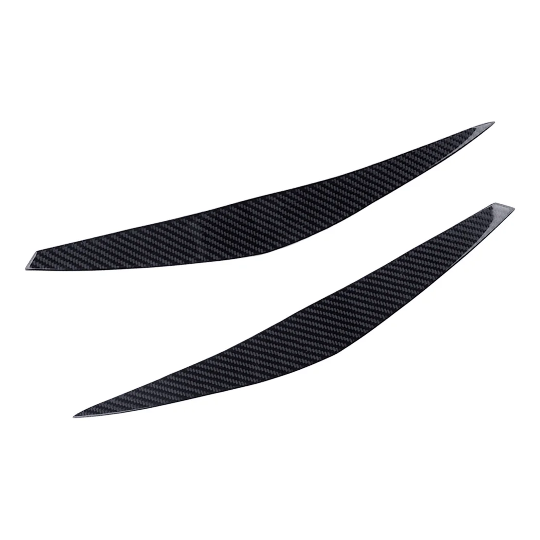 

1 пара автомобильных черных накладок из углеродного волокна для фар, бровей и век, подходит для BMW X6 E71 2014 2013 2012 2011 2010 2009 2008, новинка