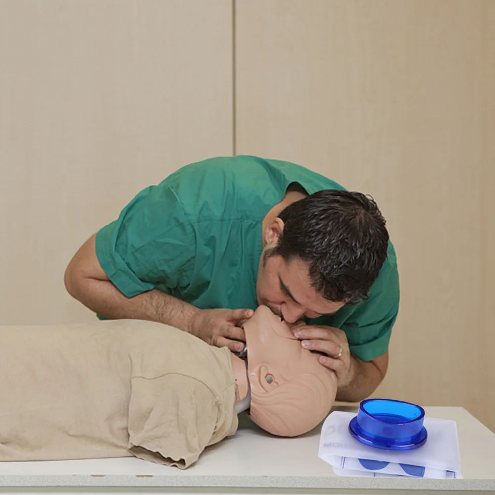 المتاح CPR الوجه درع المحمولة الطوارئ الإسعافات الأولية التنفس التنفس CPR قناع الإنعاش أدوات الإنقاذ #2