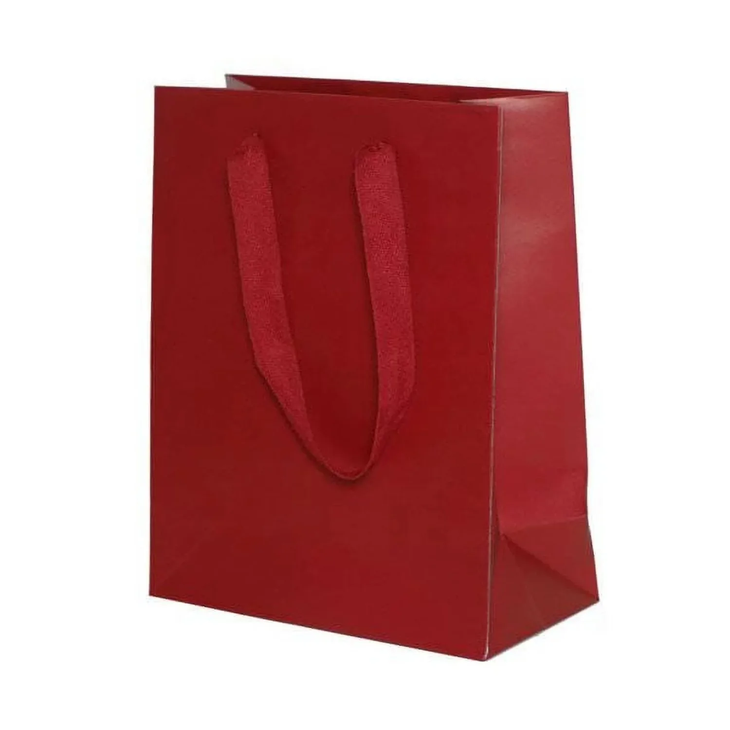 Medium Red Gift Bags, 8 x 10 x 4, 10/Pack