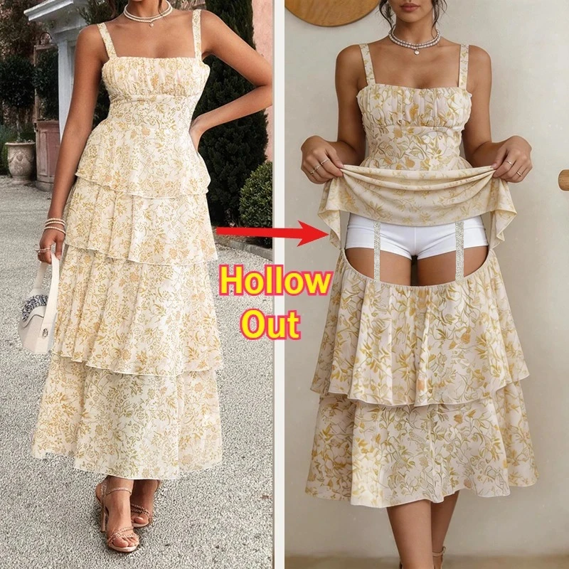 Model Kit Quick - Vestido Feminino Casual com Estampa Floral,