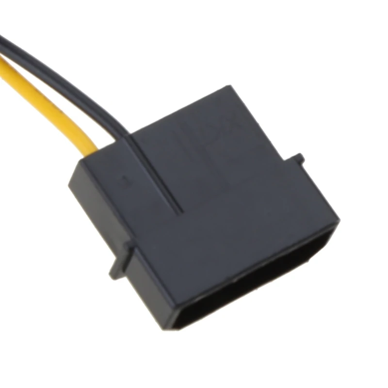 3 دبوس مروحة إلى 4 دبوس موليكس تمرير من خلال كابل محول الطاقة ، 4 دبوس موليكس/إيد إلى 3 دبوس وحدة المعالجة المركزية مروحة كابل الطاقة