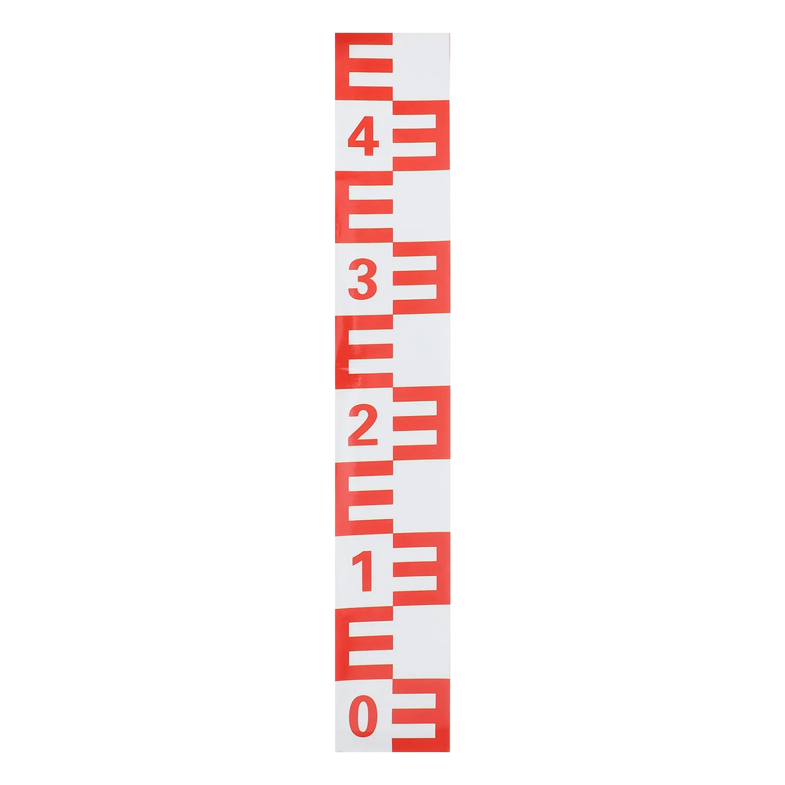 Water Level Gauge Sticker 50cm Self Adhesive Reflective PVC Clear Scale for Pool Pond Aquarium Tank