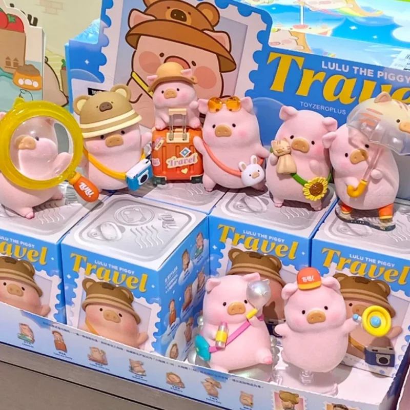 

52 игрушки Lulu The Piggy Travel Series экшн-фигурка коллекционная игрушка настольное украшение подарок украшения модели игрушки