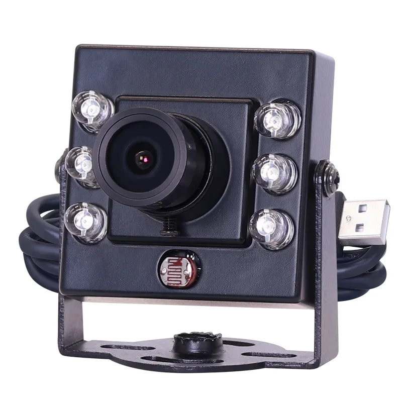 New 3206 1080P OV2710 Mini USB Industrial Camera 2.8mm 120degrees IR850 Wide Angle Lens Full HD Infrared Night Vision CMOS Senso