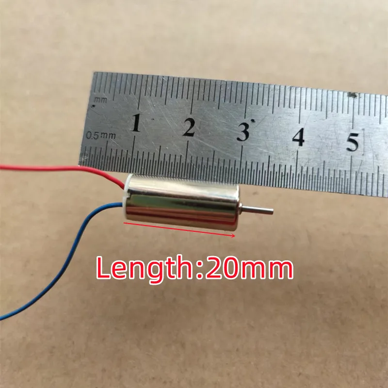 Micro 8620 8.6mm*20mm Coreless DC Motor 3.7V Ultra-High Speed Engine DIY RC Drone