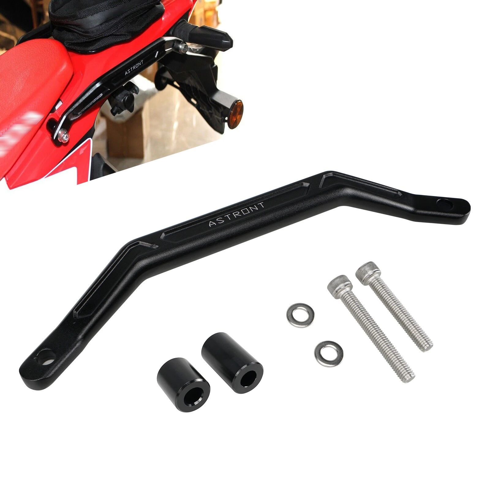 

For 2021 2022 Honda CRF300L Aluminum Rear Seat Armrest Left/Right Handrail Rear Grab Handle for Honda CRF 300 L