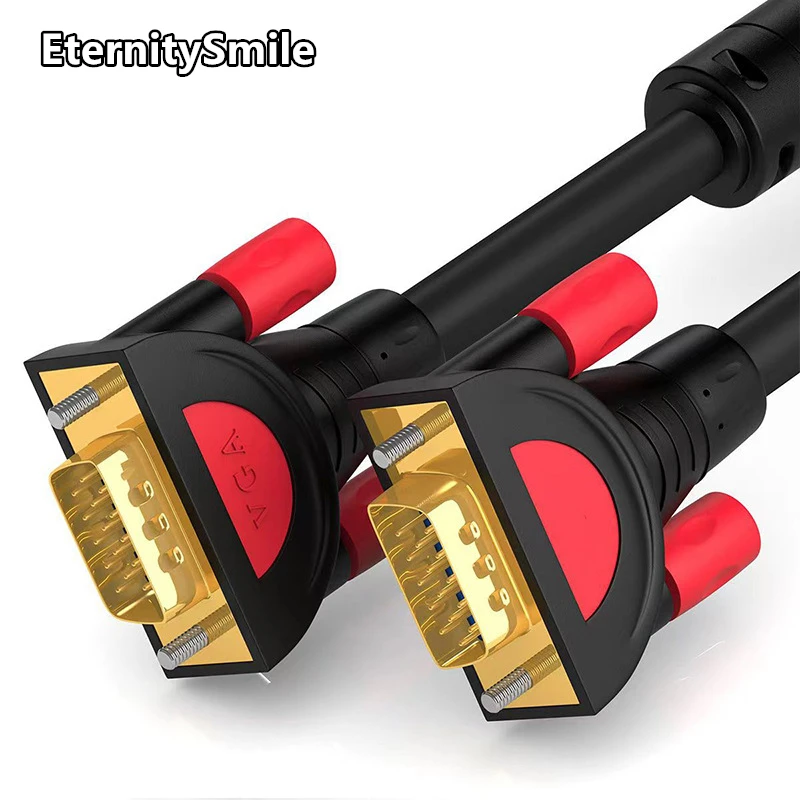 1.5/3/5/10M 1080P VGA Cable Male to Male VGA 3+9 Gold-plated Connector for PC Computer Projector HDTV Monitor Display