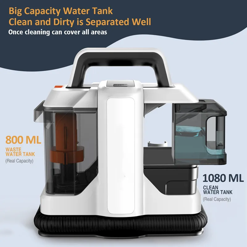 Steam Cleaner Multi-Functional Spray Household Fabric Cleaning Machine Integrated Double Water Tank Sofa Carpet Cleaning Machine