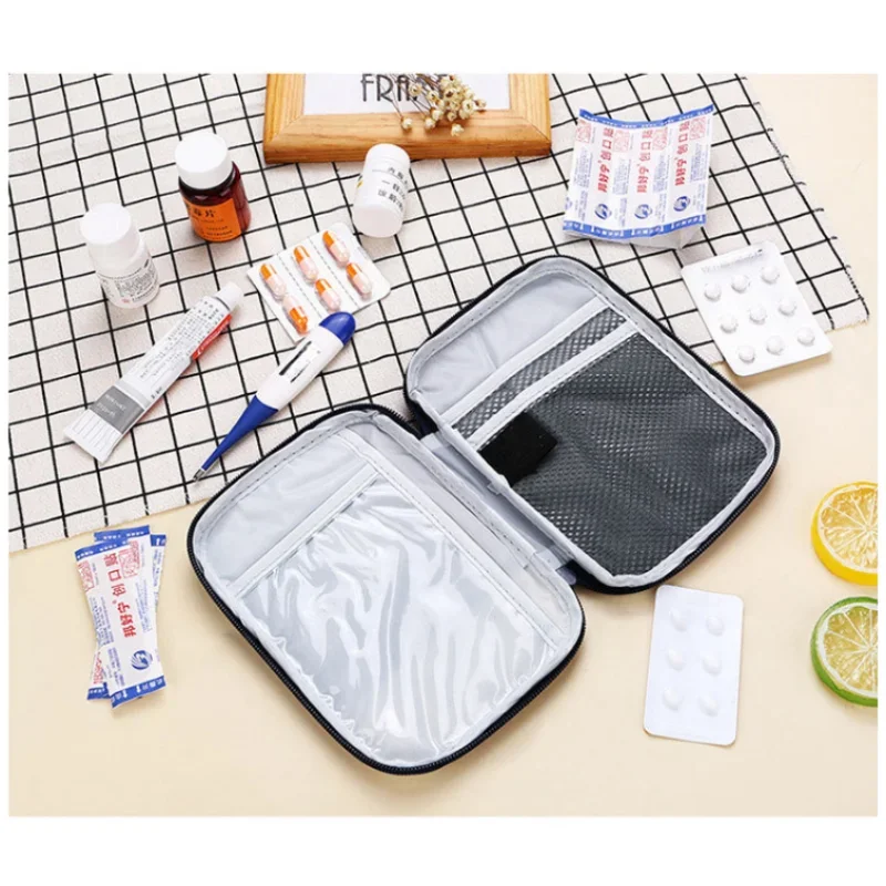 Portable Medicine Bag Cute First Aid Kit Medical Emergency Kits Organizer Outdoor Household Medicine Pill Storage Bag Travel