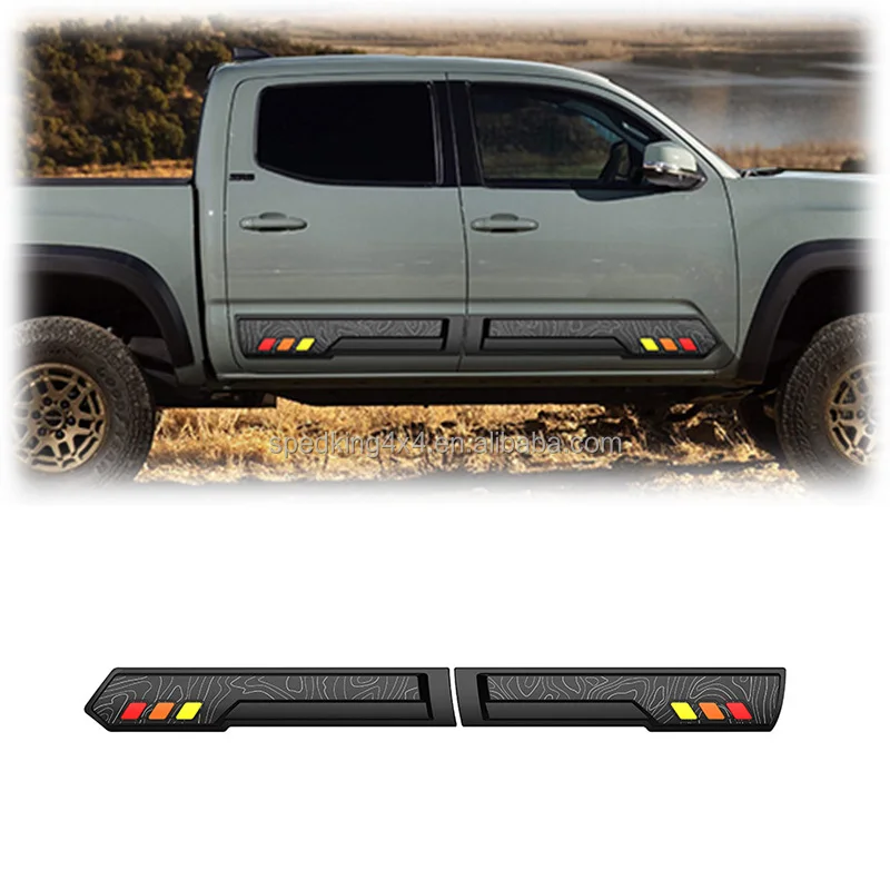 

XDS New Arrivals Side Door Decorative Strip Topo Car Door Panel Guards For TACOMA 2016-2023 Door Guard