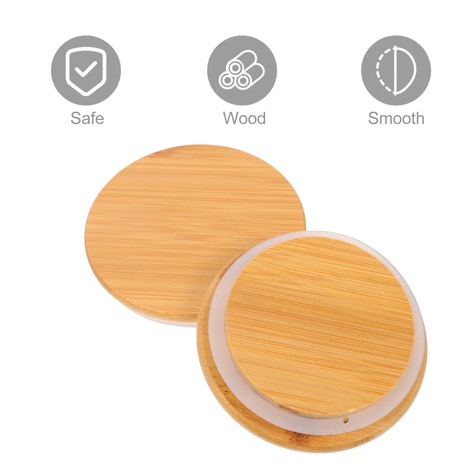 2Pcs Sturdy Household Jug Lid Filtering Pitcher Cover Practical Silicone Ring Sealing Glass Teapot Lid Filtering Jug Cover