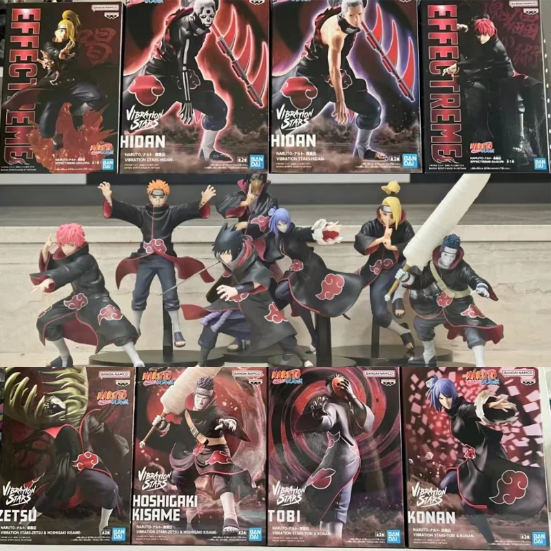 

Bandai Namco Banpresto Naruto Vibration Stars Full Range Deidara Konan Zetsu Pain Hoshigaki Kisame Kakuzu Deidar Рисунок Modela