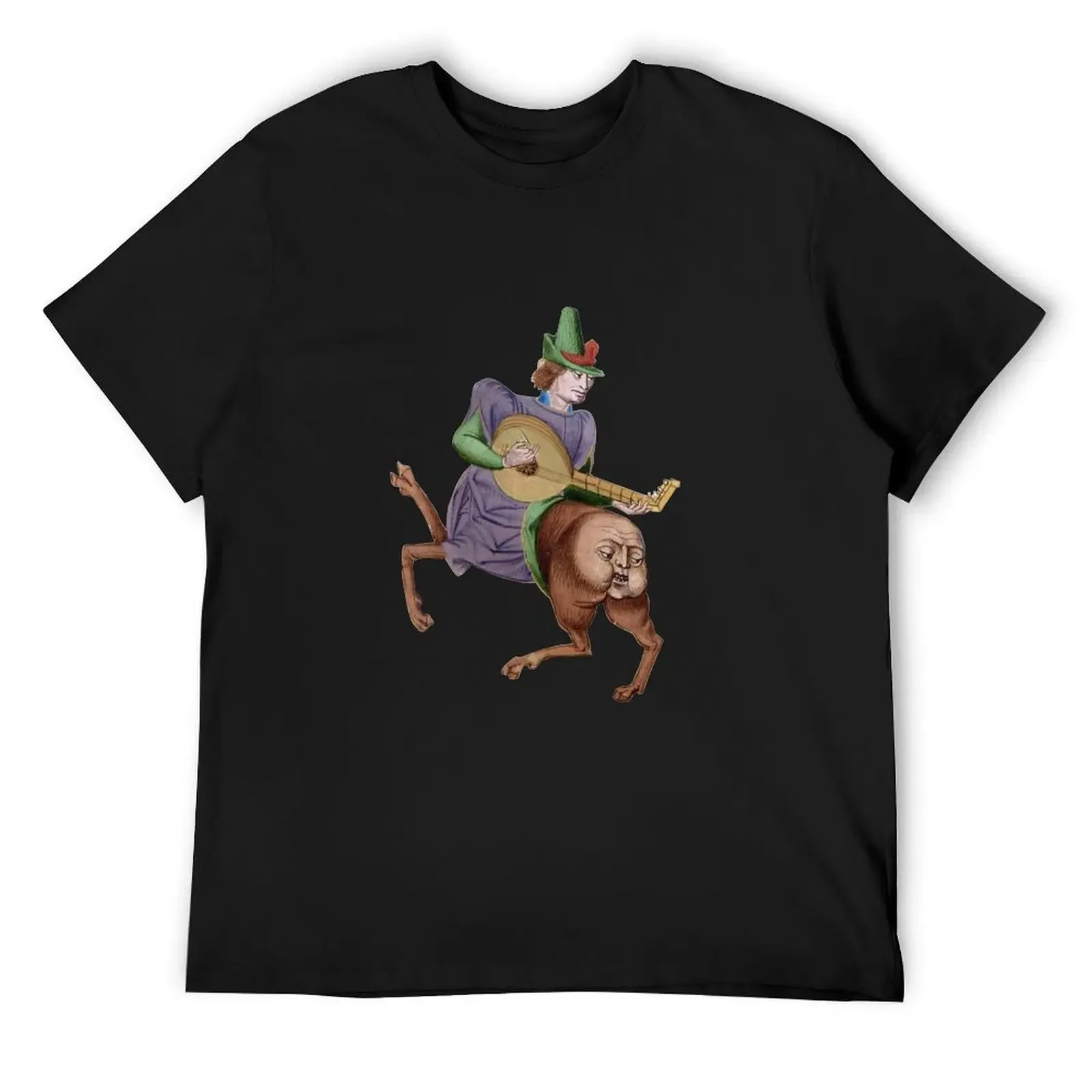 Medieval #05 - The Music Centaur T-Shirt graphic t shirt vintage baggy shirts man clothes oversized Men's t-shirts