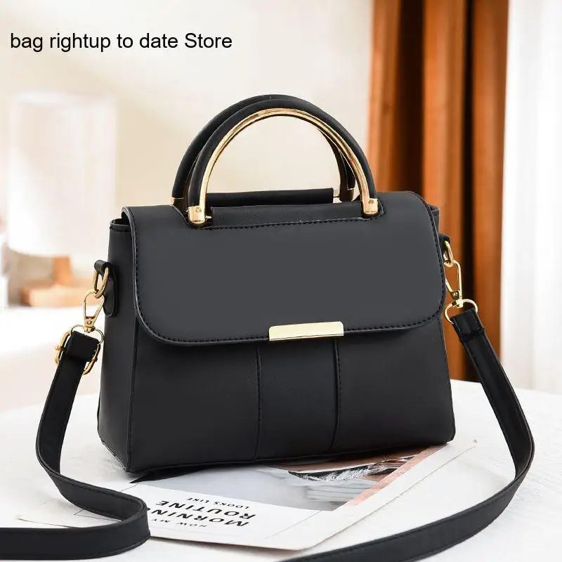 Commuting Leisure Simple Lightweight Pure Color High-End Large Capacity Single Shoulder Carrying Crossbody Bag