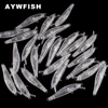 AYWFISH 얕은 저크베이트 미노우 블랭크 특수 무게추, 도색되지 않은 플로팅 롱 캐스팅 미노우 DIY 낚시 미끼, 100 개, 7cm, 4.7g 1