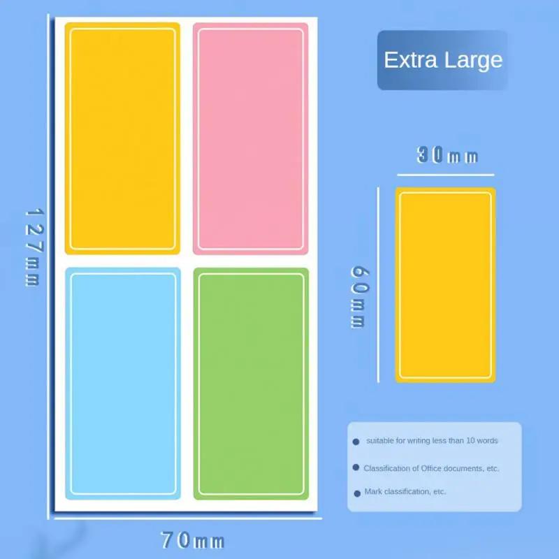 40/60/160ชิ้นสติกเกอร์แถบดัชนีสีลูกกวาดเครื่องหมายคลาสสิกเขียนด้วยมือน่ารักกันน้ำติดฉลากด้วยตัวเอง