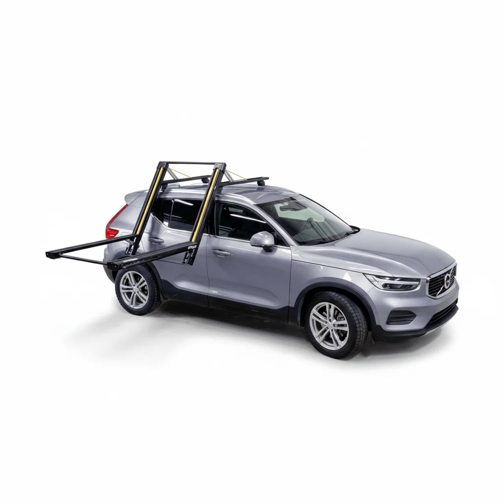 

Universal Foldable Roof Rack SUV 4x4 Pickup Car Aluminum Heavy Duty Cargo Carrier Quick Detachable Foldable Car Roof Rack