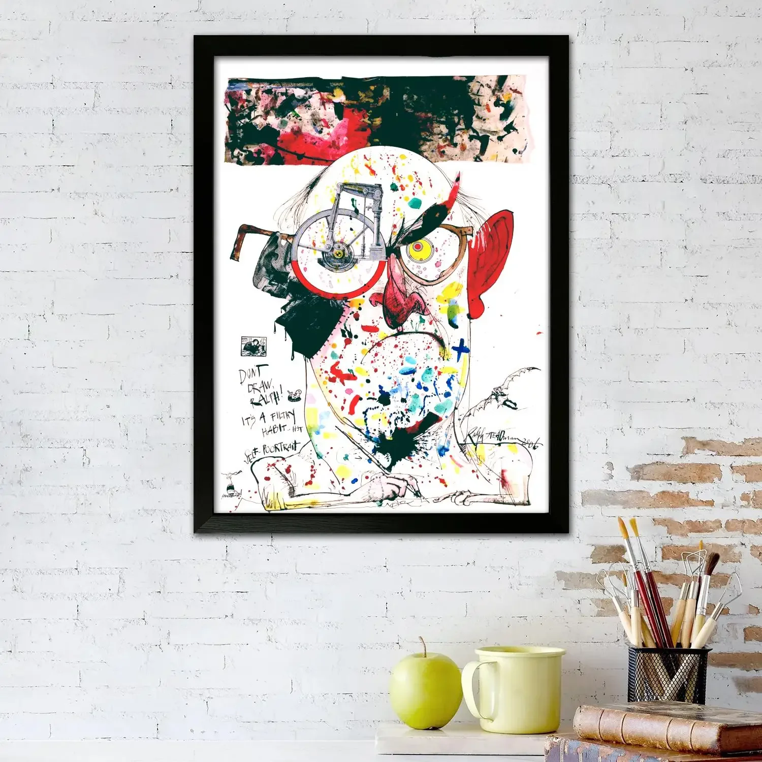 ralph steadman illustrator Canvas Art Poster and Wall Art Picture Print, Modern Family Bedroom Decor Posters,Decorative painting