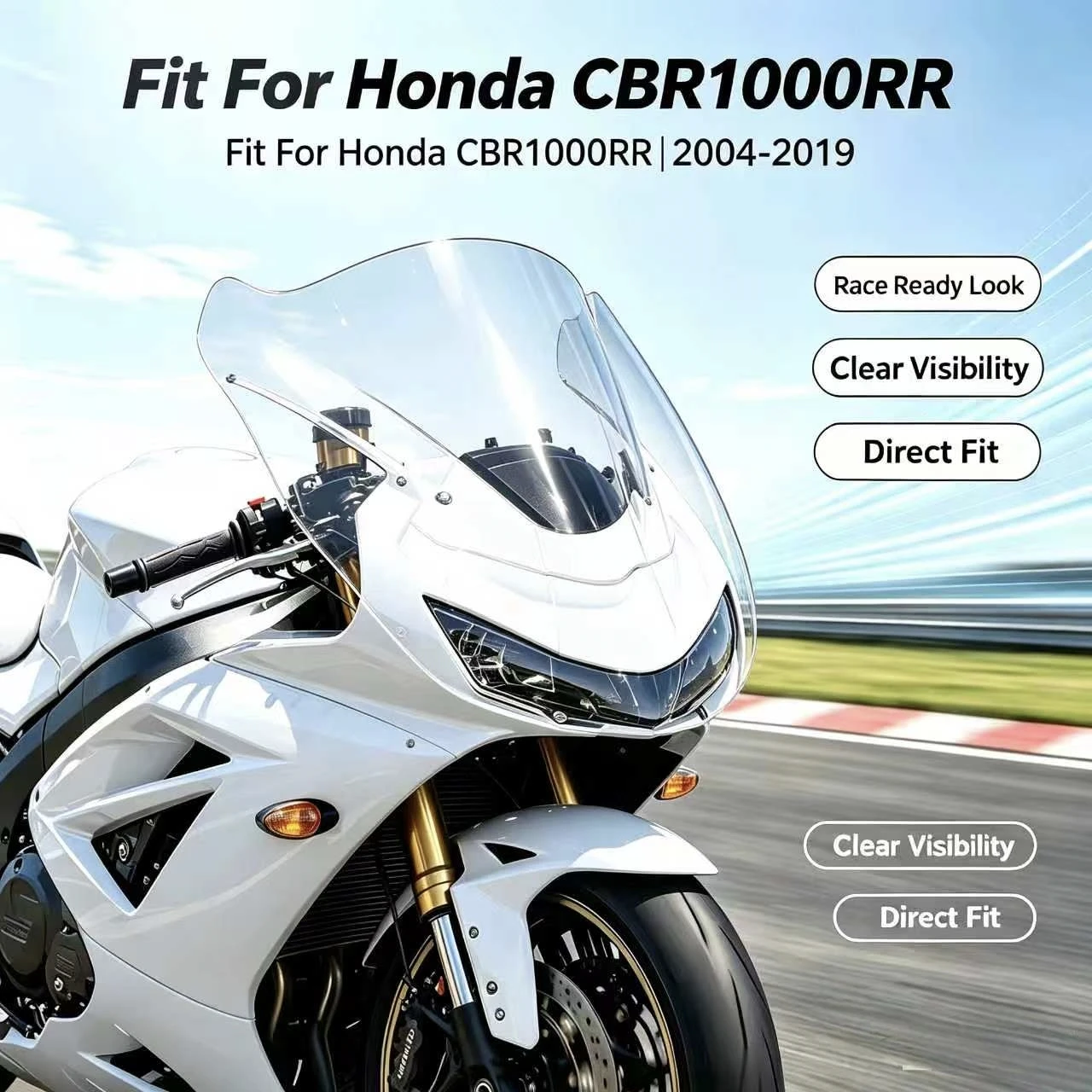 Fit For Kawasaki Ninja ZX6R 1994 - 1997 1995 1996 ZX-6R ZX 6R Motorcycle Windshield Windscreen