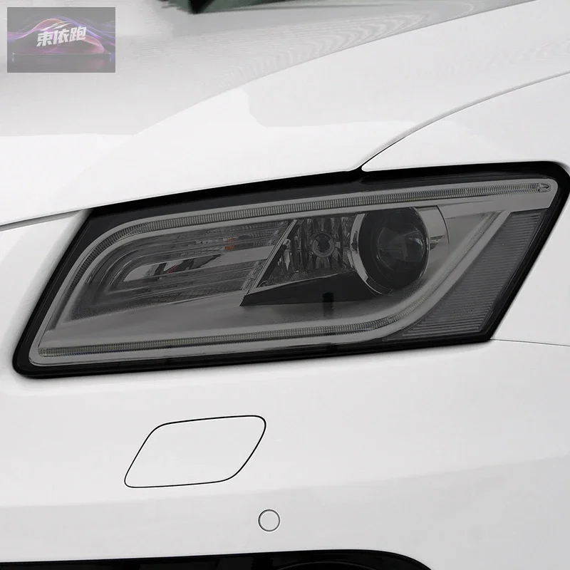 Picture 5: For Audi Q5 8R SQ5 2008-2017 Car Front Rear Headlights Protective Film Anti Scratch Black Transparent TPU Sticker Accessories