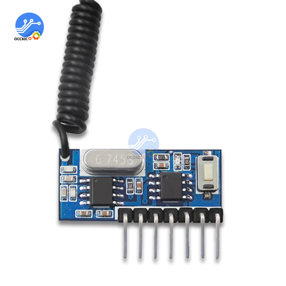 433mhz Wireless 4 Channel RF Receiver 1527 EV1527 PT2262 Learning Code Decoder Module For Remote Control