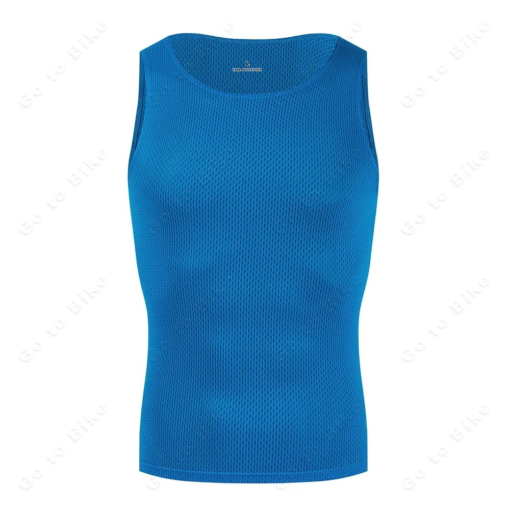 Camiseta interior colorida para ciclismo, ropa interior de secado rápido, Jersey sin mangas de alta elasticidad para bicicleta de montaña y carretera