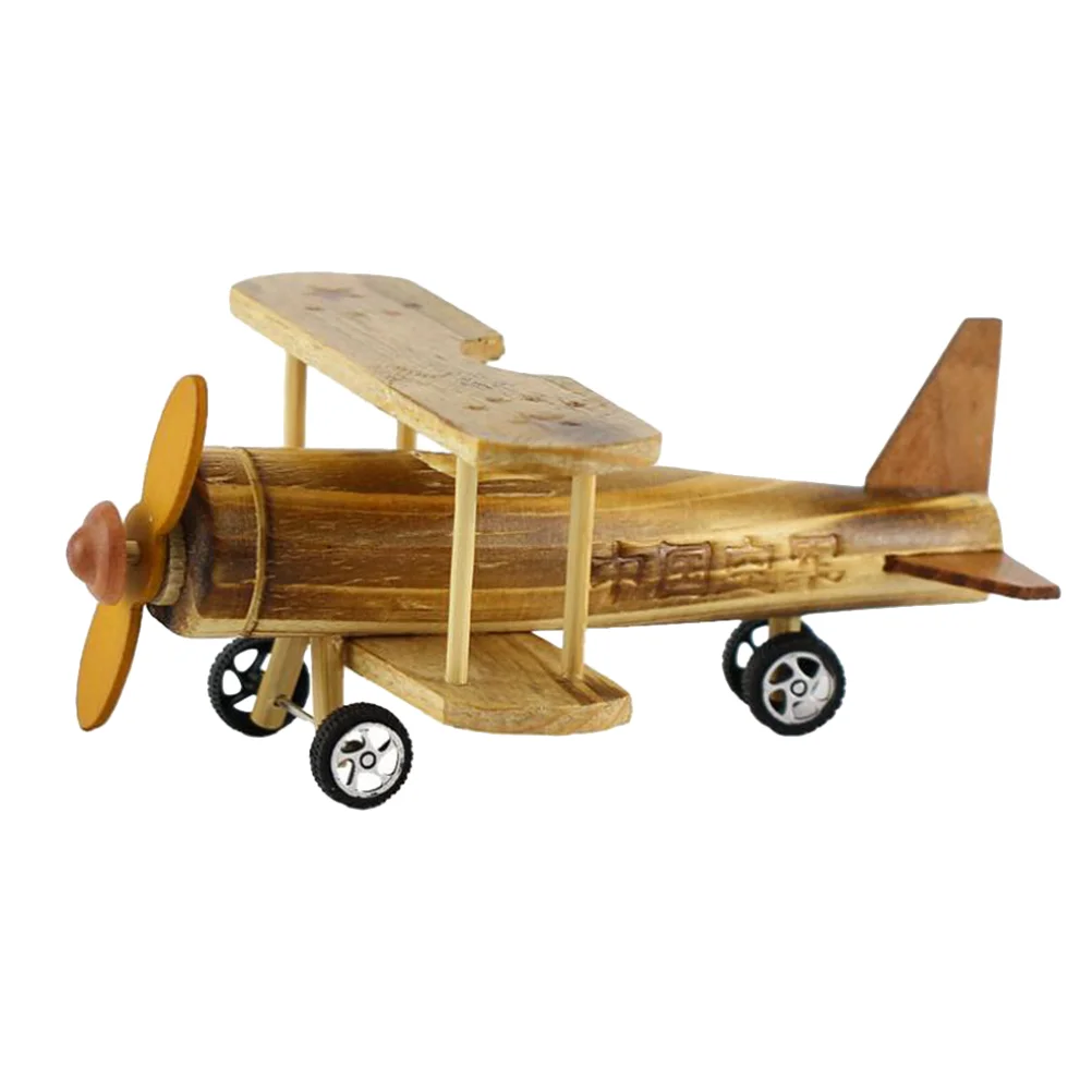 Airplane Model Wood Toy Toys Kidcraft Playset Planes Kids Wooden Handcraft Models